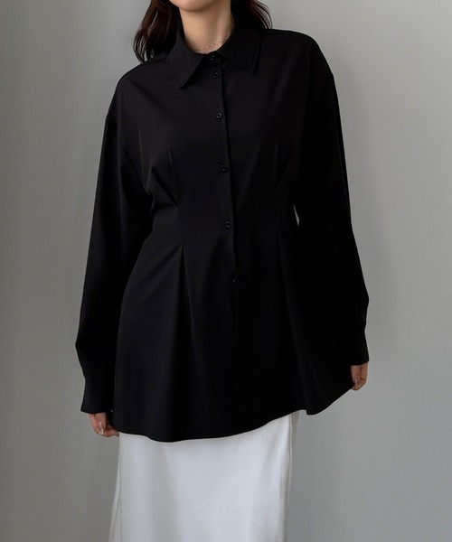 Louere(ルエレ)の「バックオープンシャツ(シャツ/ブラウス・レディース・ホワイト/ブラック/ブルー・SMALL/MEDIUM/LARGE/X-LARGE)」の12枚目の写真