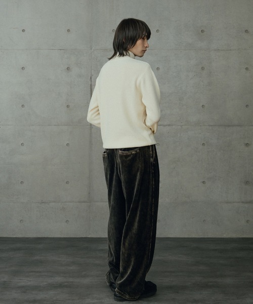 RATTLE TRAP(ラトルトラップ)の「12Gウール混ハイゲージタートルネック(ニット/セーター・メンズ・ベージュ/ホワイト/ブラック・LL/L/M)」の11枚目の写真