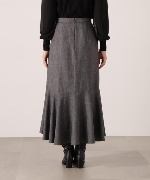PROPORTION BODY DRESSING(プロポーションボディドレッシング)の「ラッフルディティールスカート / 1215220111(スカート・レディース・ダークグレー/ブラウン・P/S/MEDIUM)」の18枚目の写真