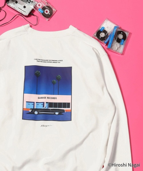 GLOBAL WORK(グローバルワーク)の「永井博コラボ/スウェットプルオーバー/601527(Tシャツ/カットソー・メンズ・ダークブラウン/その他2/グレー系その他4/ダークグレー/その他1/ブラック・LARGE/SMALL/MEDIUM)」の6枚目の写真
