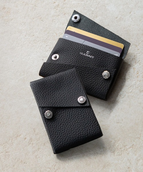 GUIONNET(ギオネ)の「GUIONNET 四方巡り ギオネ しほうめぐり 名刺入れ 簡易梱包(名刺入れ・メンズ・ブラック・FREE)」の10枚目の写真