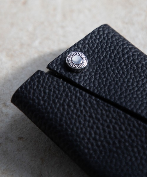 GUIONNET(ギオネ)の「GUIONNET 四方巡り ギオネ しほうめぐり 名刺入れ 簡易梱包(名刺入れ・メンズ・ブラック・FREE)」の11枚目の写真