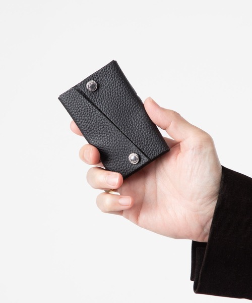 GUIONNET(ギオネ)の「GUIONNET 四方巡り ギオネ しほうめぐり 名刺入れ 簡易梱包(名刺入れ・メンズ・ブラック・FREE)」の12枚目の写真