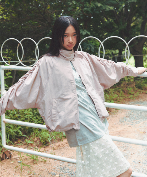 RONRON(ロンロン)の「EMBO KITSCH CAT OVER FIT T SHIRT MELANGE GREY(Tシャツ/カットソー・レディース・その他・FREE)」の6枚目の写真