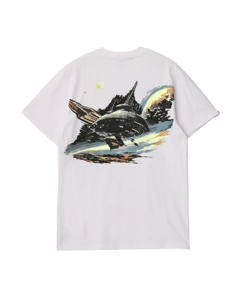 BILLIONAIRE BOYS CLUB（ビリオネア・ボーイズ・クラブ）の「BILLIONAIRE BOYS CLUB RUNNER HEAVYWT WASHED OVSIZ 851-1308（Tシャツ/カットソー・メンズ・ホワイト/ブラック・S/L/M）」の4枚目の写真