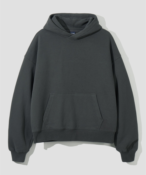 AGOD（エージーオーディー）の「バックシャーリング裏起毛フードTシャツ[チャコール]（パーカー・レディース・その他・SMALL/MEDIUM/LARGE）」の7枚目の写真