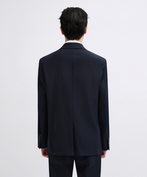 MUSINSA STANDARD（ムシンサスタンダード）の「ベーシックブレザー【ネイビー】（テーラードジャケット・メンズ・その他・X-LARGE/XX-LARGE/MEDIUM/LARGE）」の3枚目の写真