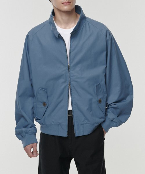 MUSINSA STANDARD（ムシンサスタンダード）の「コットンヘリンボーンジャケット [グレーシュブルー]（ブルゾン・メンズ・その他・MEDIUM/LARGE/X-LARGE/XX-LARGE）」の3枚目の写真