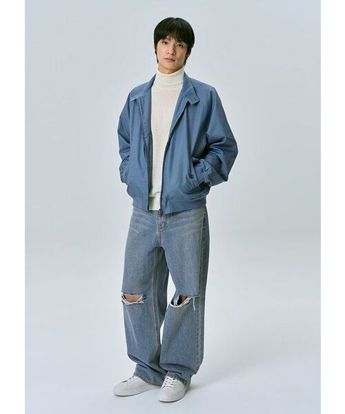 MUSINSA STANDARD（ムシンサスタンダード）の「コットンヘリンボーンジャケット [グレーシュブルー]（ブルゾン・メンズ・その他・MEDIUM/LARGE/X-LARGE/XX-LARGE）」の16枚目の写真