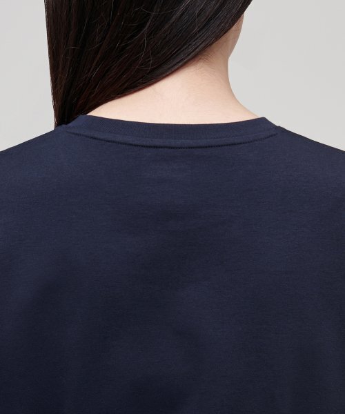 MUSINSA STANDARD WOMAN（ムシンサスタンダードウーマン）の「ウィメンズベーシッククルーネックTシャツ[ダークネイビー]（Tシャツ/カットソー・レディース・その他・SMALL/MEDIUM/X-SMALL/X-LARGE/LARGE）」の6枚目の写真
