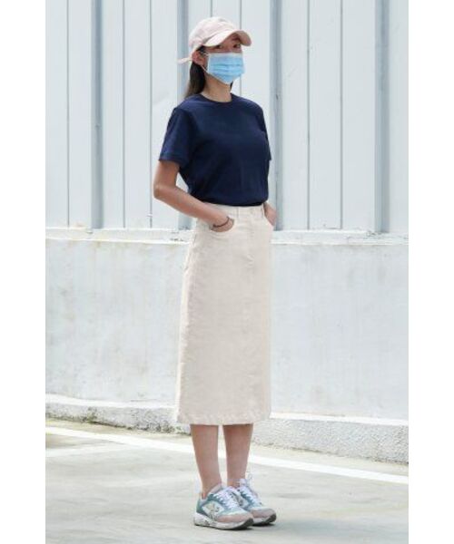 MUSINSA STANDARD WOMAN（ムシンサスタンダードウーマン）の「ウィメンズベーシッククルーネックTシャツ[ダークネイビー]（Tシャツ/カットソー・レディース・その他・SMALL/MEDIUM/X-SMALL/X-LARGE/LARGE）」の14枚目の写真