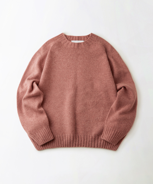 PURE WOOL WHOLEGARMENT вязаный — розовый