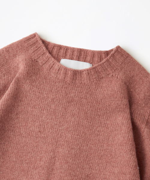 OUTSTANDING(アウトスタンディング)の「PURE WOOL WHOLEGARMENT KNIT_PINK(ニット/セーター・メンズ・その他・SMALL/MEDIUM/LARGE)」の3枚目の写真
