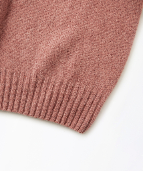 OUTSTANDING(アウトスタンディング)の「PURE WOOL WHOLEGARMENT KNIT_PINK(ニット/セーター・メンズ・その他・SMALL/MEDIUM/LARGE)」の5枚目の写真