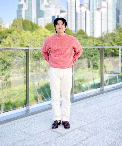 OUTSTANDING(アウトスタンディング)の「PURE WOOL WHOLEGARMENT KNIT_PINK(ニット/セーター・メンズ・その他・SMALL/MEDIUM/LARGE)」の13枚目の写真