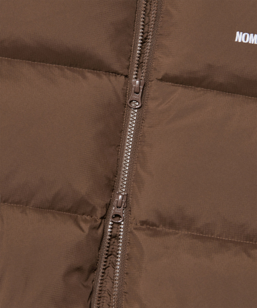 NOMANUAL(NOMANUAL)の「COZY DUCK DOWN - MATTE BROWN(ダウンジャケット/コート・レディース・その他・SMALL/MEDIUM/LARGE/X-LARGE)」の6枚目の写真