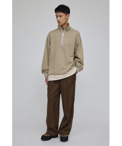 STYLEMIXER（スタイルミキサー）の「レイヤードハーフジップスウェット（スウェット・メンズ・グレー/ベージュ/ネイビー・MEDIUM/LARGE）」の17枚目の写真