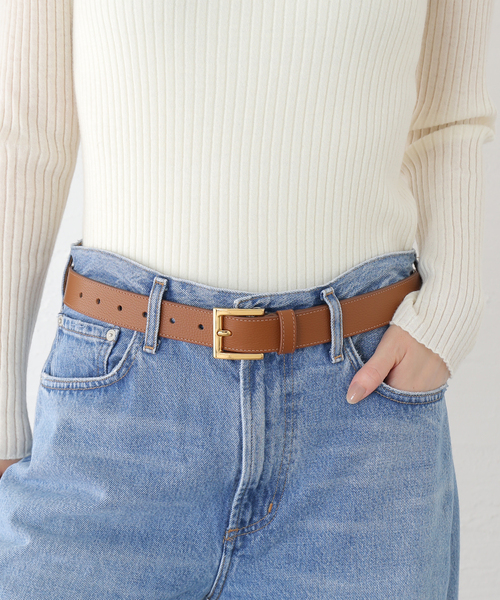 plage（プラージュ）の「ATELIER AMBOISE / アトリエ アンボワーズ 別注 WILLER ベルト（ベルト・レディース・ブラック/ブラウン/カーキ・FREE）」の10枚目の写真