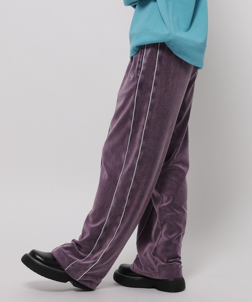 niko and...(ニコアンド)の「【WILLIAM B.ELIOTT】ベロアパンツ(スウェットパンツ・レディース・チャコール/パープル・MEDIUM/LARGE)」の18枚目の写真