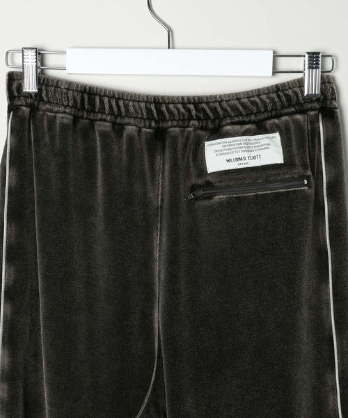 niko and...(ニコアンド)の「【WILLIAM B.ELIOTT】ベロアパンツ(スウェットパンツ・レディース・チャコール/パープル・MEDIUM/LARGE)」の21枚目の写真