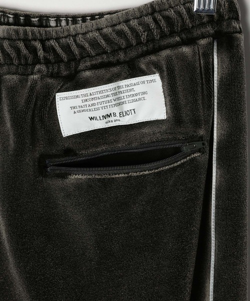 niko and...(ニコアンド)の「【WILLIAM B.ELIOTT】ベロアパンツ(スウェットパンツ・レディース・チャコール/パープル・MEDIUM/LARGE)」の11枚目の写真
