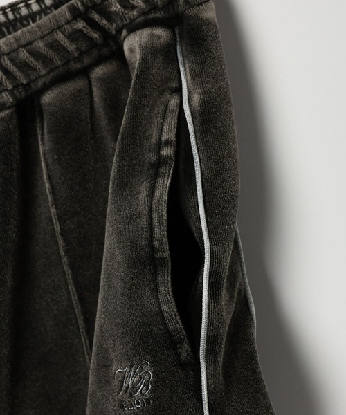niko and...(ニコアンド)の「【WILLIAM B.ELIOTT】ベロアパンツ(スウェットパンツ・レディース・チャコール/パープル・MEDIUM/LARGE)」の12枚目の写真