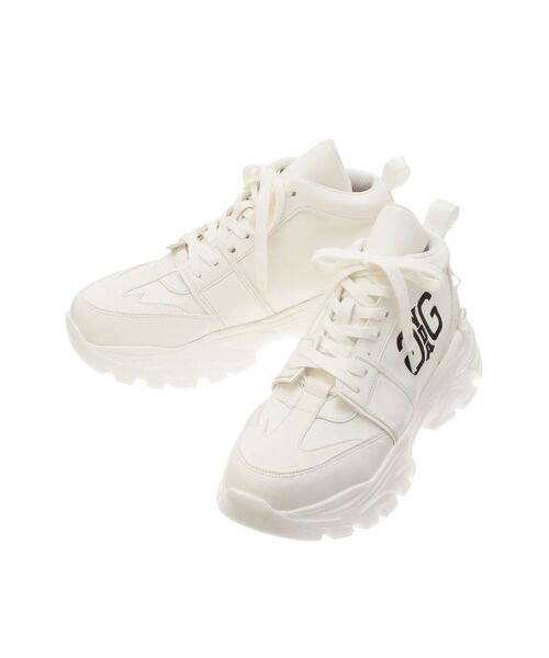 GYDA（ジェイダ）の「Symmetry GYDA DADソールスニーカー（スニーカー・レディース・ブラック/オフホワイト・SMALL/MEDIUM/LARGE）」の10枚目の写真