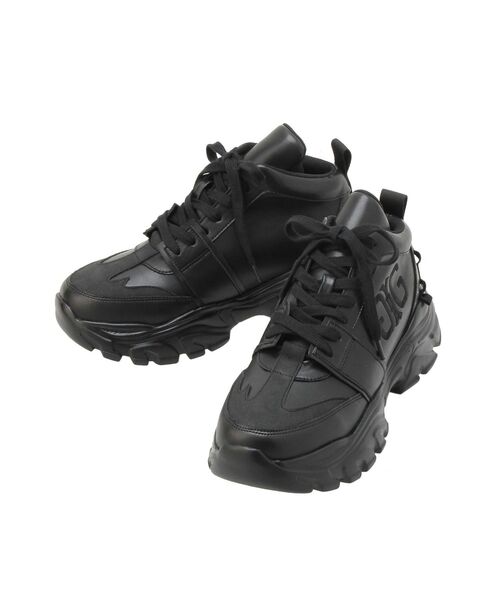 GYDA（ジェイダ）の「Symmetry GYDA DADソールスニーカー（スニーカー・レディース・ブラック/オフホワイト・SMALL/MEDIUM/LARGE）」の11枚目の写真