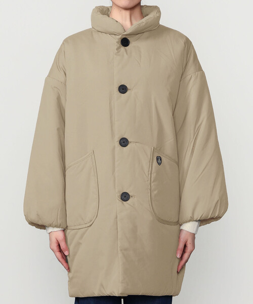 ORCIVAL（オーシバル）の「ORCIVAL | スタンドカラー中綿ロングブルゾン WOMEN（その他アウター・レディース・ブラック・1）」の5枚目の写真