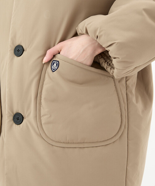 ORCIVAL（オーシバル）の「ORCIVAL | スタンドカラー中綿ロングブルゾン WOMEN（その他アウター・レディース・ブラック・1）」の11枚目の写真