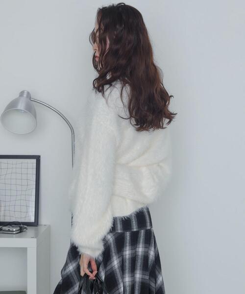 WEGO(ウィゴー)の「WEGO/シャギーニットプルオーバー(ニット/セーター・レディース・ホワイト系その他5/オフホワイト・FREE)」の11枚目の写真