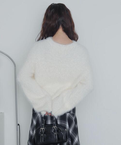WEGO(ウィゴー)の「WEGO/シャギーニットプルオーバー(ニット/セーター・レディース・ホワイト系その他5/オフホワイト・FREE)」の13枚目の写真