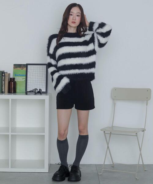 WEGO(ウィゴー)の「WEGO/シャギーニットプルオーバー(ニット/セーター・レディース・ホワイト系その他5/オフホワイト・FREE)」の19枚目の写真