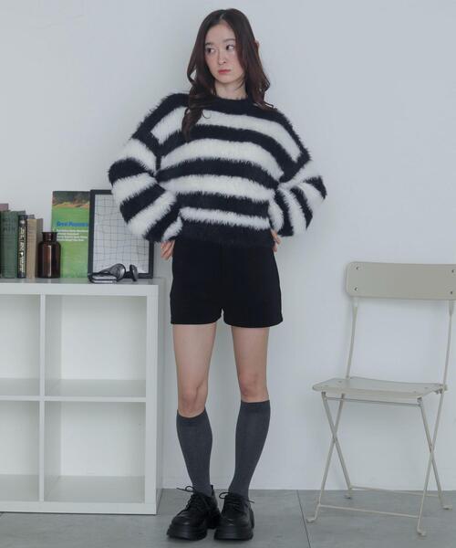 WEGO(ウィゴー)の「WEGO/シャギーニットプルオーバー(ニット/セーター・レディース・ホワイト系その他5/オフホワイト・FREE)」の20枚目の写真