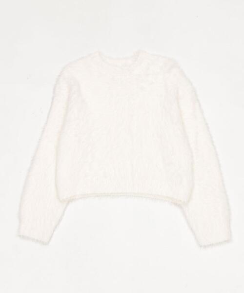 WEGO(ウィゴー)の「WEGO/シャギーニットプルオーバー(ニット/セーター・レディース・ホワイト系その他5/オフホワイト・FREE)」の21枚目の写真