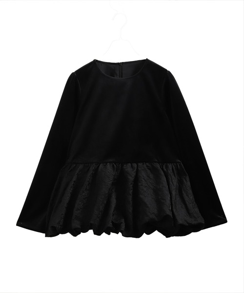 fitmore ジャガード裾バルーントップス セール】裾ジャガードバルーントップス（その他トップス）｜Fit more