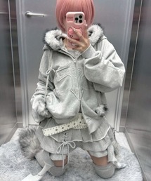 NOT KNOWING（ノットノーイング）の「【NOT KNOWING】Gothic Cross Hood Zip Up / 【ノットノーイング】ゴシッククロスフードパーカー（パーカー）」