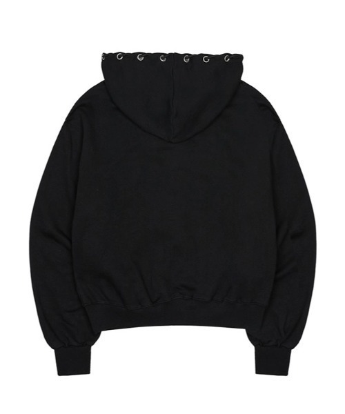NOT KNOWING（ノットノーイング）の「【NOT KNOWING】Gothic Cross Hood Zip Up / 【ノットノーイング】ゴシッククロスフードパーカー＜着用動画あり＞（パーカー・メンズ・杢グレー/ブラック・ONE SIZE）」の13枚目の写真