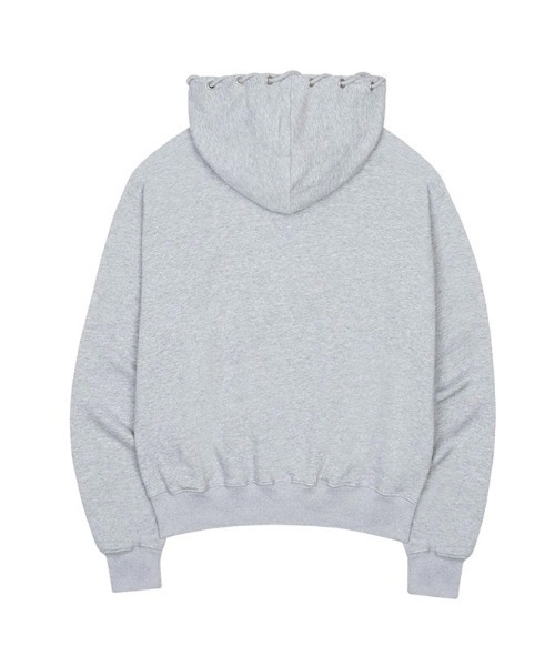 NOT KNOWING（ノットノーイング）の「【NOT KNOWING】Gothic Cross Hood Zip Up / 【ノットノーイング】ゴシッククロスフードパーカー＜着用動画あり＞（パーカー・メンズ・杢グレー/ブラック・ONE SIZE）」の22枚目の写真