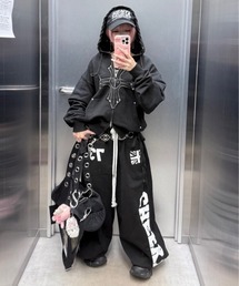 NOT KNOWING（ノットノーイング）の「【NOT KNOWING】Gothic Cross Hood Zip Up / 【ノットノーイング】ゴシッククロスフードパーカー＜着用動画あり＞（パーカー）」