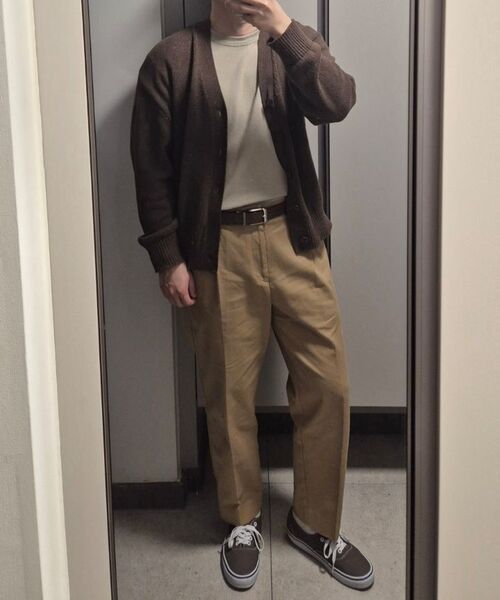 DRAW FIT（ドローフィット）の「テーパードバンディングチノパンツ[ベージュ]（その他パンツ・メンズ・その他・MEDIUM/LARGE/X-LARGE）」の3枚目の写真