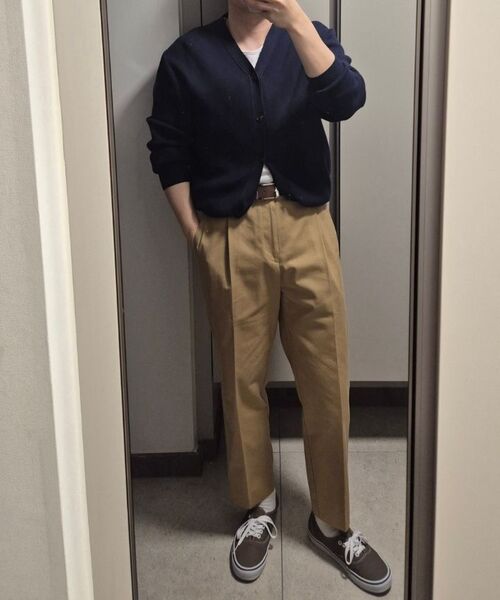 DRAW FIT（ドローフィット）の「テーパードバンディングチノパンツ[ベージュ]（その他パンツ・メンズ・その他・MEDIUM/LARGE/X-LARGE）」の4枚目の写真