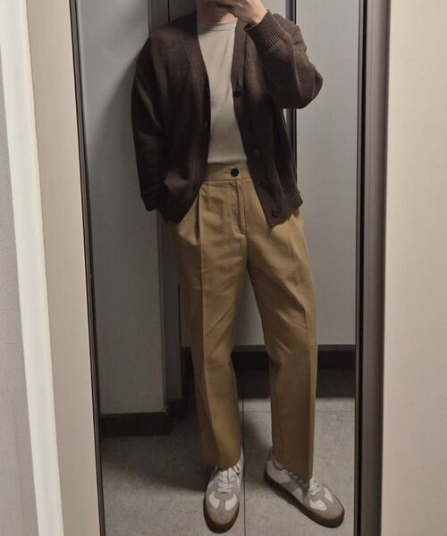 DRAW FIT（ドローフィット）の「テーパードバンディングチノパンツ[ベージュ]（その他パンツ・メンズ・その他・MEDIUM/LARGE/X-LARGE）」の5枚目の写真