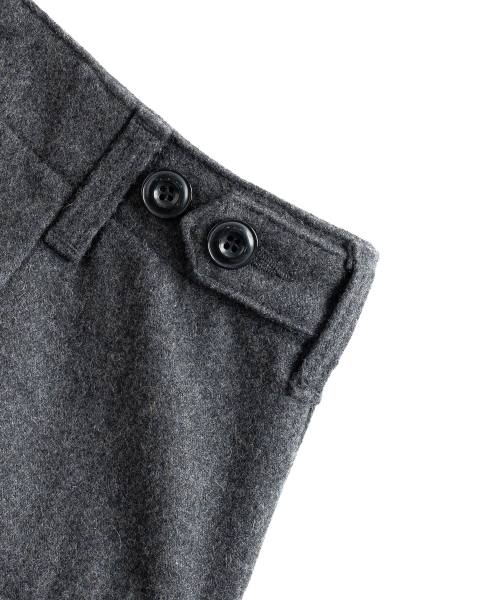 WILD BRICKS(ワイルドブリックス)の「W24 WOOL MILITARY PANTS (grey)(その他パンツ・メンズ・その他・MEDIUM/LARGE/X-LARGE)」の7枚目の写真