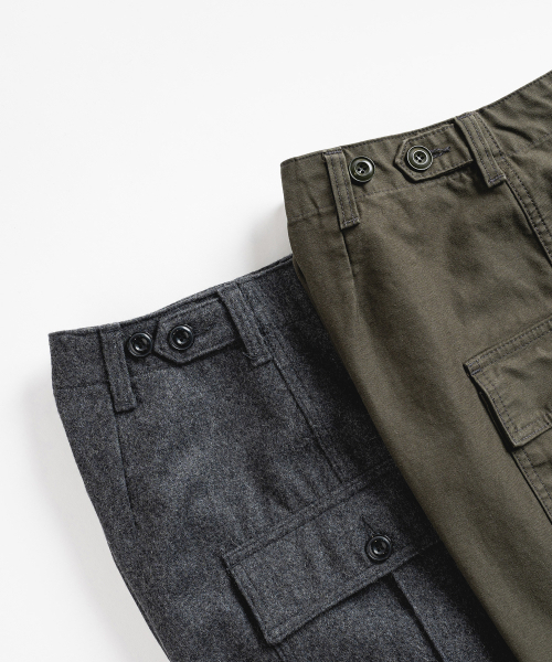 WILD BRICKS(ワイルドブリックス)の「W24 WOOL MILITARY PANTS (grey)(その他パンツ・メンズ・その他・MEDIUM/LARGE/X-LARGE)」の10枚目の写真