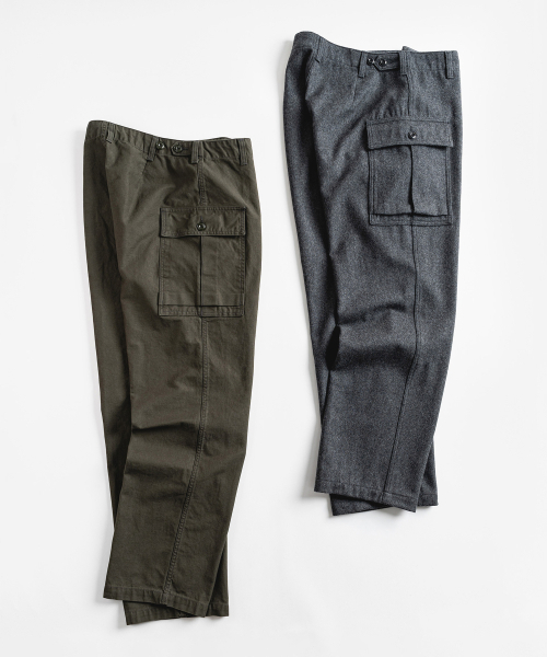 WILD BRICKS(ワイルドブリックス)の「W24 WOOL MILITARY PANTS (grey)(その他パンツ・メンズ・その他・MEDIUM/LARGE/X-LARGE)」の12枚目の写真