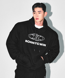STROKE B LOGO EXTRA FIT HOODIE [BLACK]