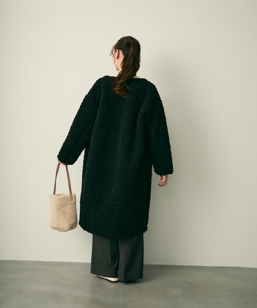 Lunea（ルネア）の「ワンハンドルファーバッグ（ショルダーバッグ・レディース・ベージュ/ブラウン/アイボリー/ブラック・FREE）」の13枚目の写真