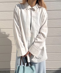 Q | デニムスキッパーシャツ(シャツ/ブラウス)