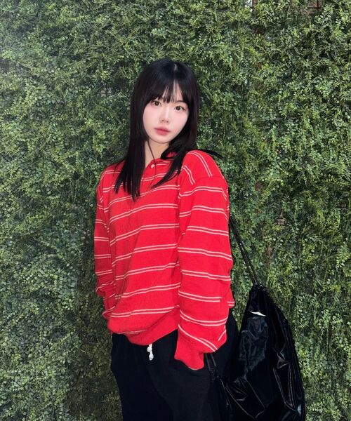 MACNI(マクニ)の「DRAWSTRING GLOSSY BACKPACK BLACK(バックパック/リュック・レディース・その他・FREE)」の7枚目の写真